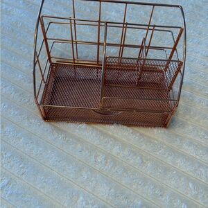 Rose Gold Wire Organizer